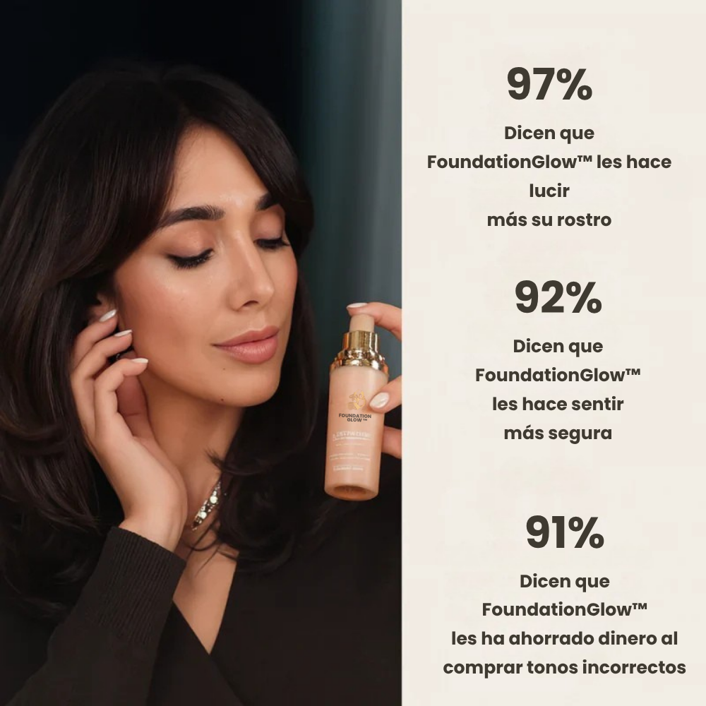 Foundation Glow™ Base de Maquillaje 4 en 1