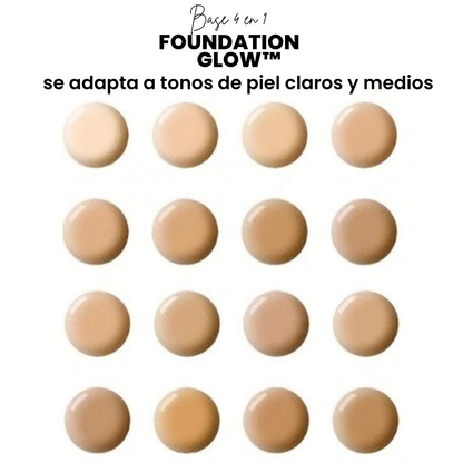 Foundation Glow™ Base de Maquillaje 4 en 1