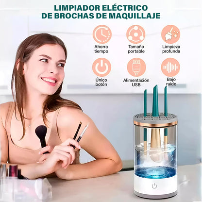 COMBO Limpia Brochas BrushGlow™ + Molde de Hielo Facial