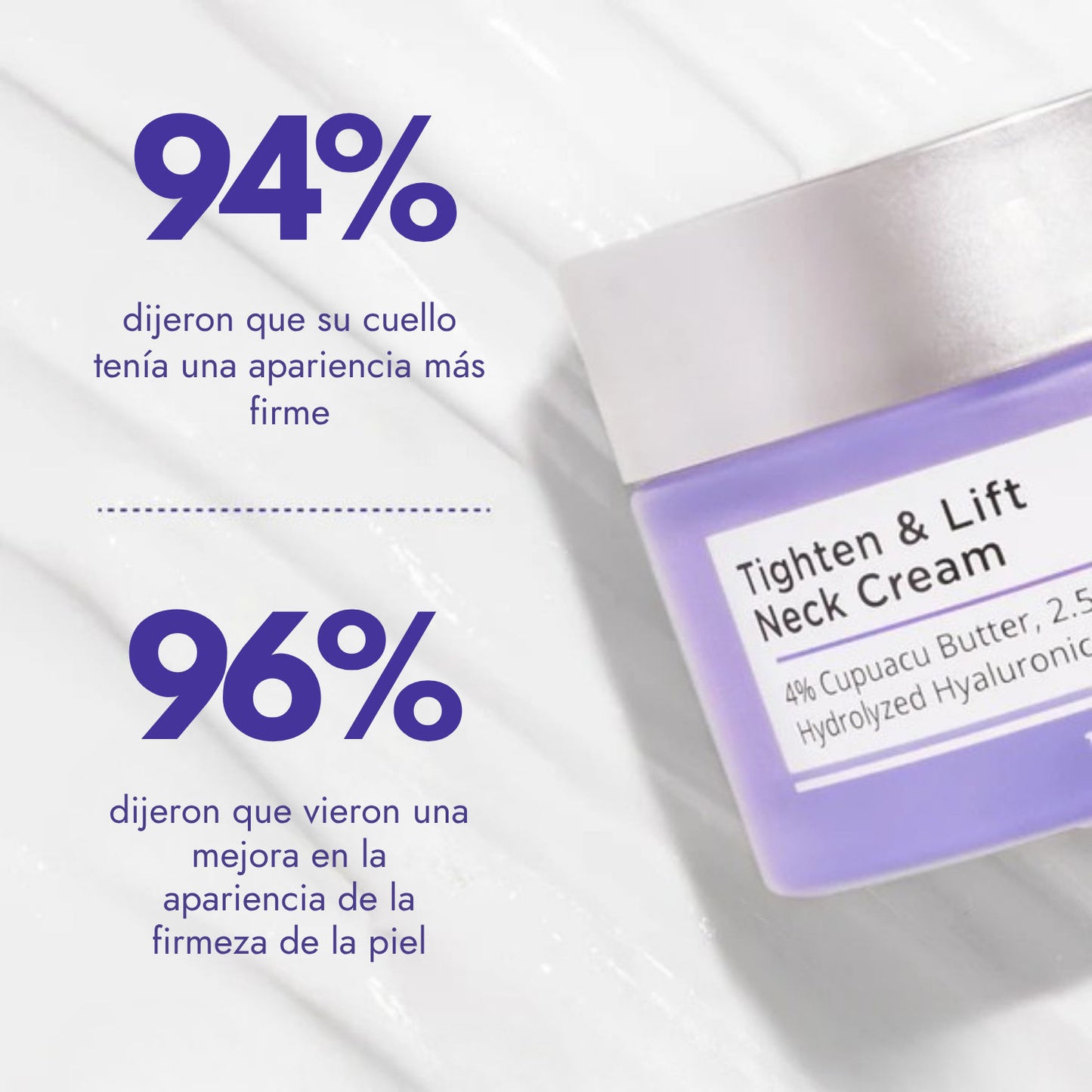 Crema reafirmante y tonificante para el cuello