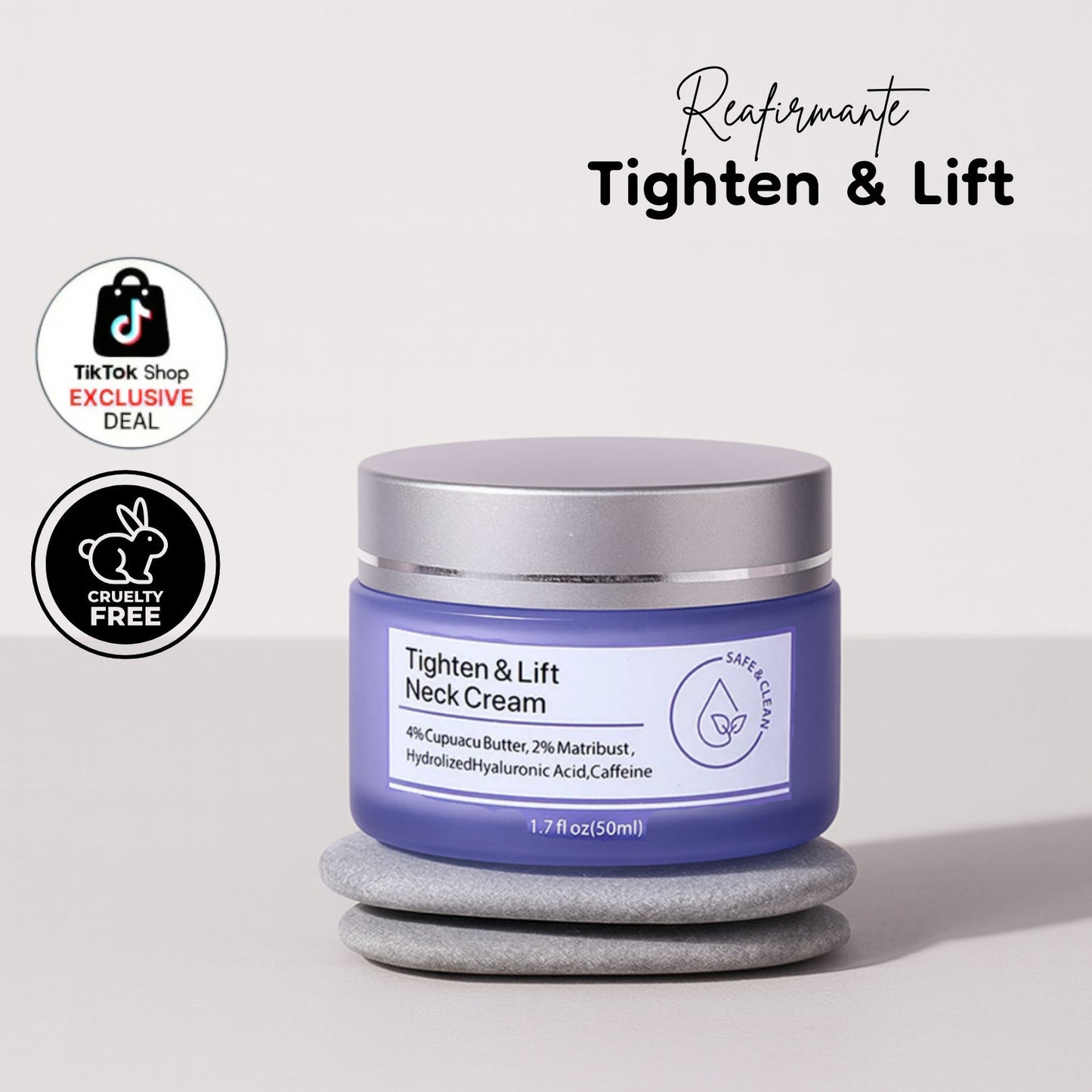 Crema reafirmante y tonificante para el cuello