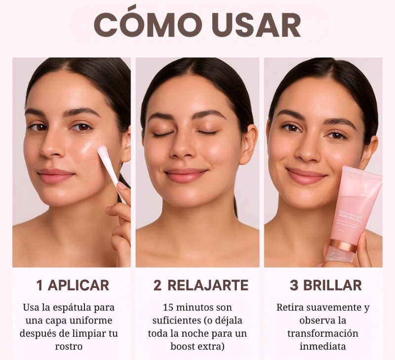 CrystalFace™ - Mascarilla Facial Rejuvenecedora con Colágeno