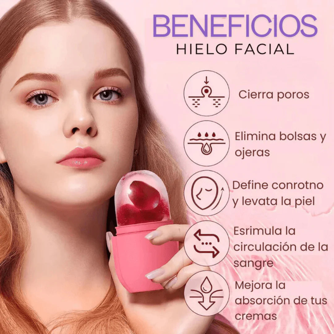 COMBO Limpia Brochas BrushGlow™ + Molde de Hielo Facial