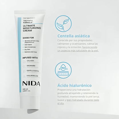 Crema NIDA Hidratación Profunda + Efecto Reafirmante