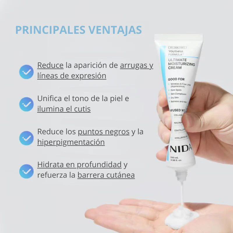 Crema NIDA Hidratación Profunda + Efecto Reafirmante